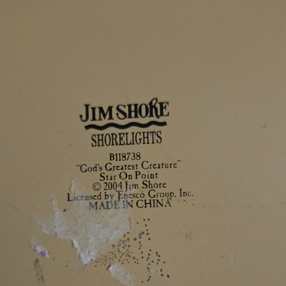 Jim Shore Blue and Yellow Whale Sculpture - Picture 5 of 5